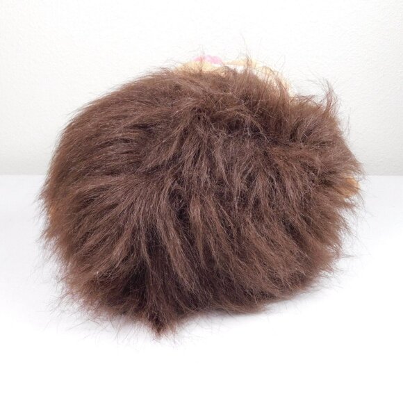 Ideal Toys Direct Brown Fuzzy Big Head Eyes Chimpanzee Monkey Animal Stuffed Toy - Picture 5 of 8